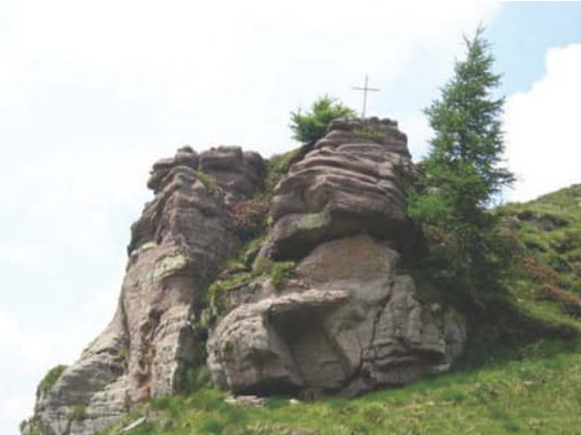 Eremo di San Glisente in Valle Camonica nicchia