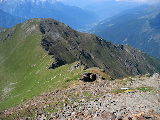 Escursioni in Valle Camonica Monte Serodine e Cima Cadi. Trincee