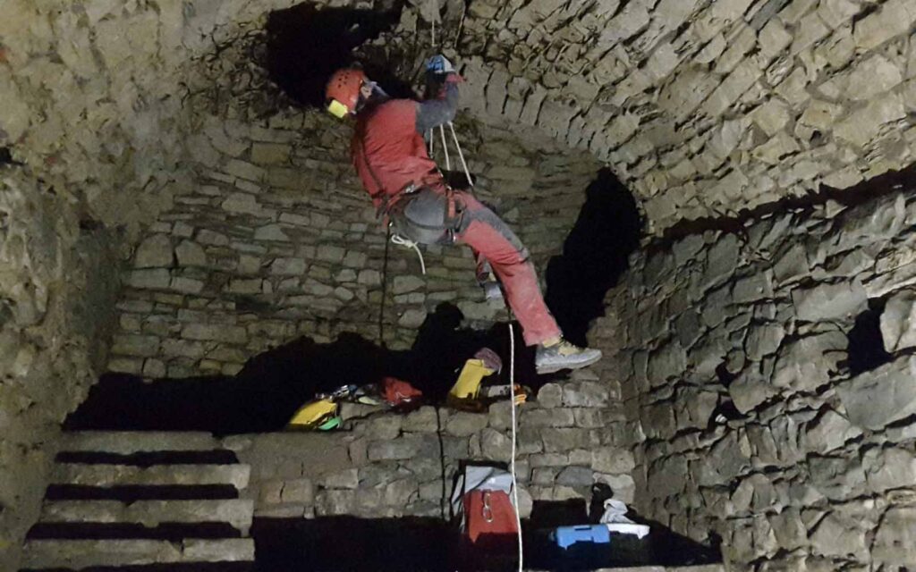 I sotterranei del Castello di Brescia
