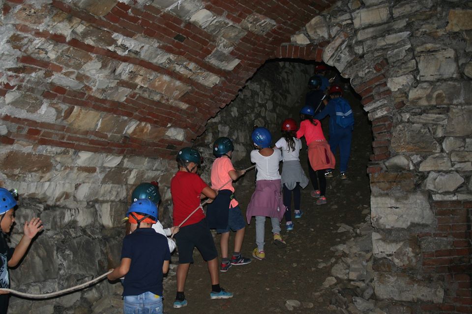 I sotterranei del Castello di Brescia