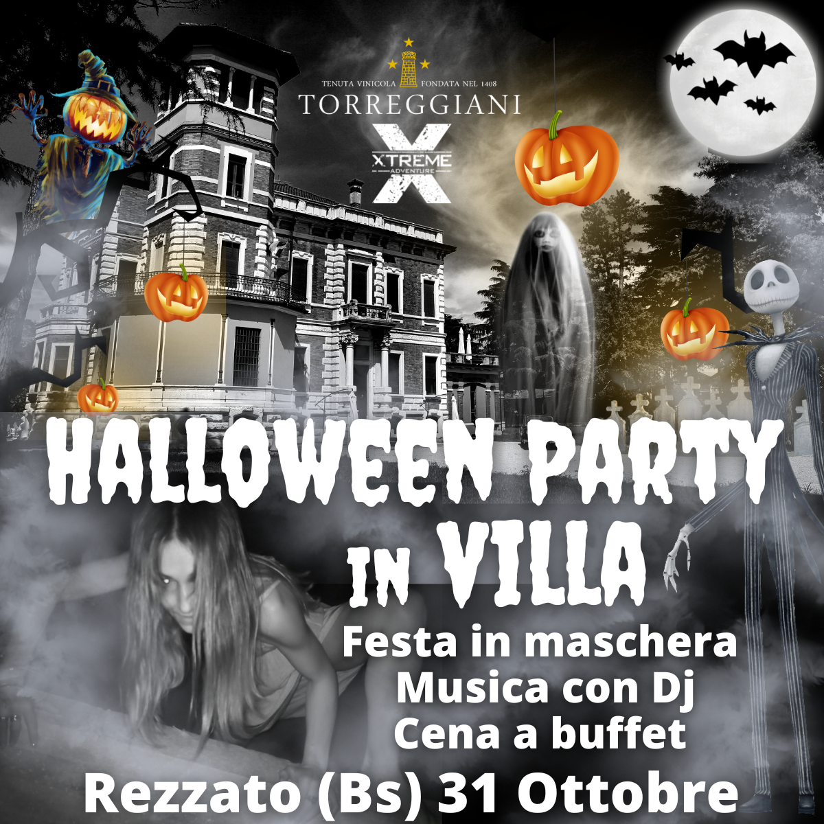 Festa di Halloween in Villa Storica - Rezzato (Bs) 31 ottobre 2022